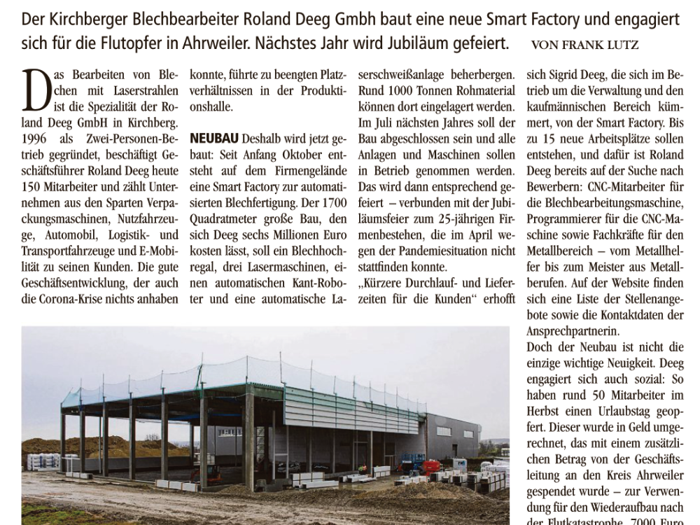 deeg_smartfactory_neubau_spende_ahrweiler_südwest_presse